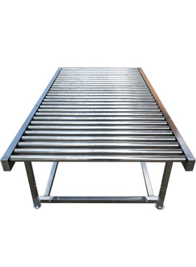 极速20a212021托2辊滚轮输送机输送带物流分拣流水线不锈钢动力滚