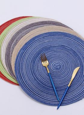 极速40%HOTRound Heat Irnsulation Table Mug Mat Pad Placemat