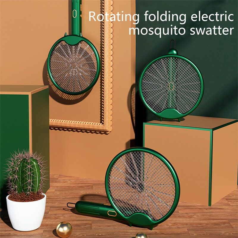 极速Fly Swatter Electric Racket RecFhargeable Bug Zapper Rac