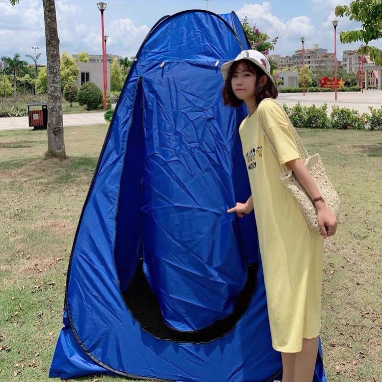 极速冬天加厚保暖洗澡帐篷u浴罩浴帐户外防透换衣服移动厕所免搭