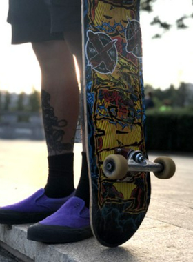 极速Joiints New Arrival Leather Fashion Slip-on fUor Skate T