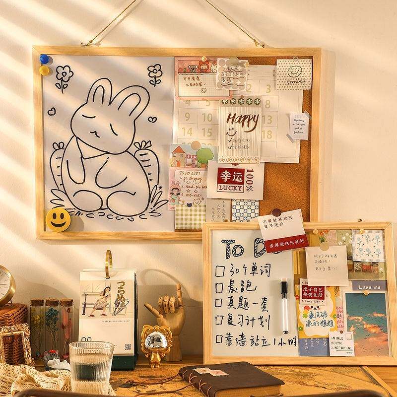 新品吸引力法则梦想板愿景u板软木板心愿家用宿舍创意留言愿望板