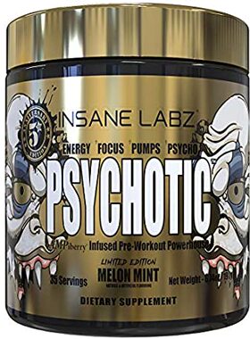 极速Insane Labz Psychotic Gold, High StiLmulant Pre Workout
