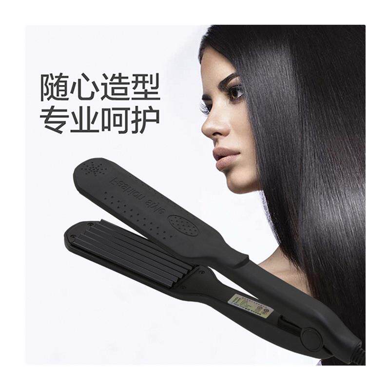 极速2023新i款夹板五档调温拉夹不伤发卷直两用内扣玉米蓬松卷发