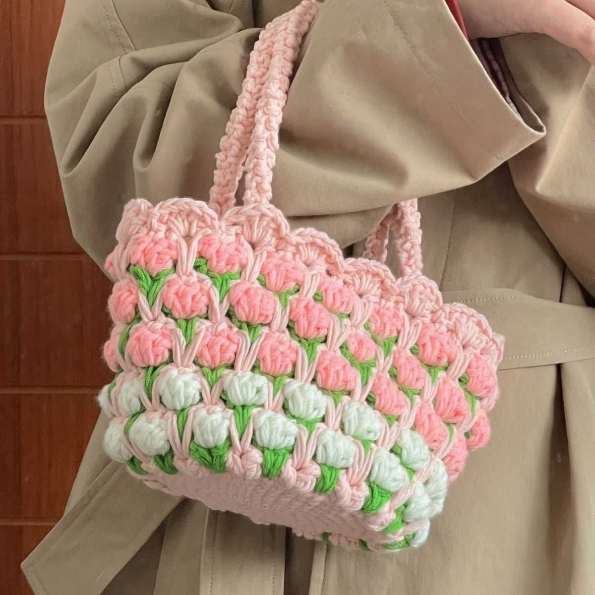 大号礼物送妈妈郁金香包包成品