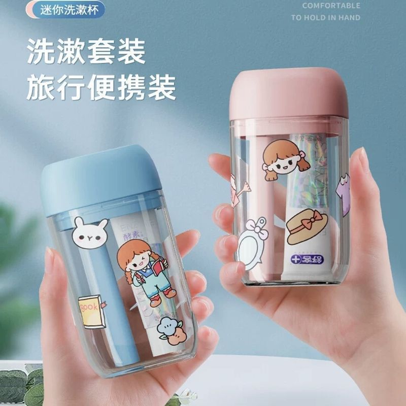 折叠便携软毛一次性牙刷牙膏套装