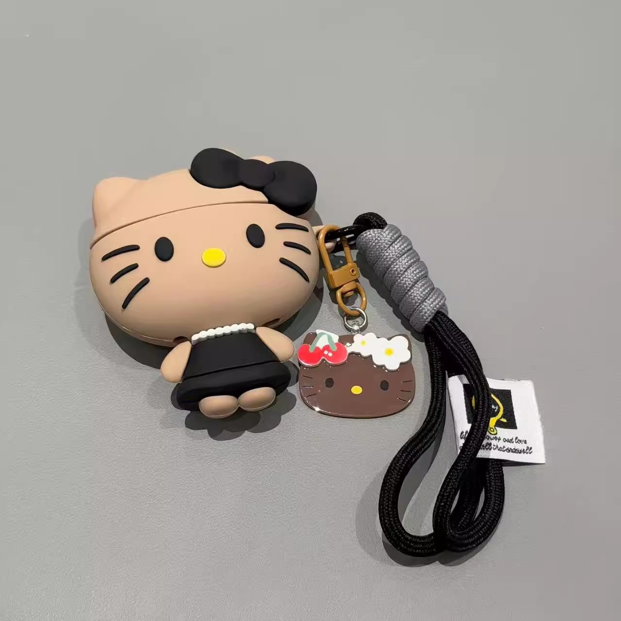 卡通小香风kt猫耳机套airpods4代保护套适用苹果pro3代耳机壳耳机保护壳小众华强北5代蓝牙硅胶软壳2二代防摔