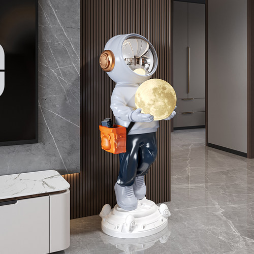 大型太空人太空人落地摆件客厅电视柜旁边网红装饰品乔迁新居礼物