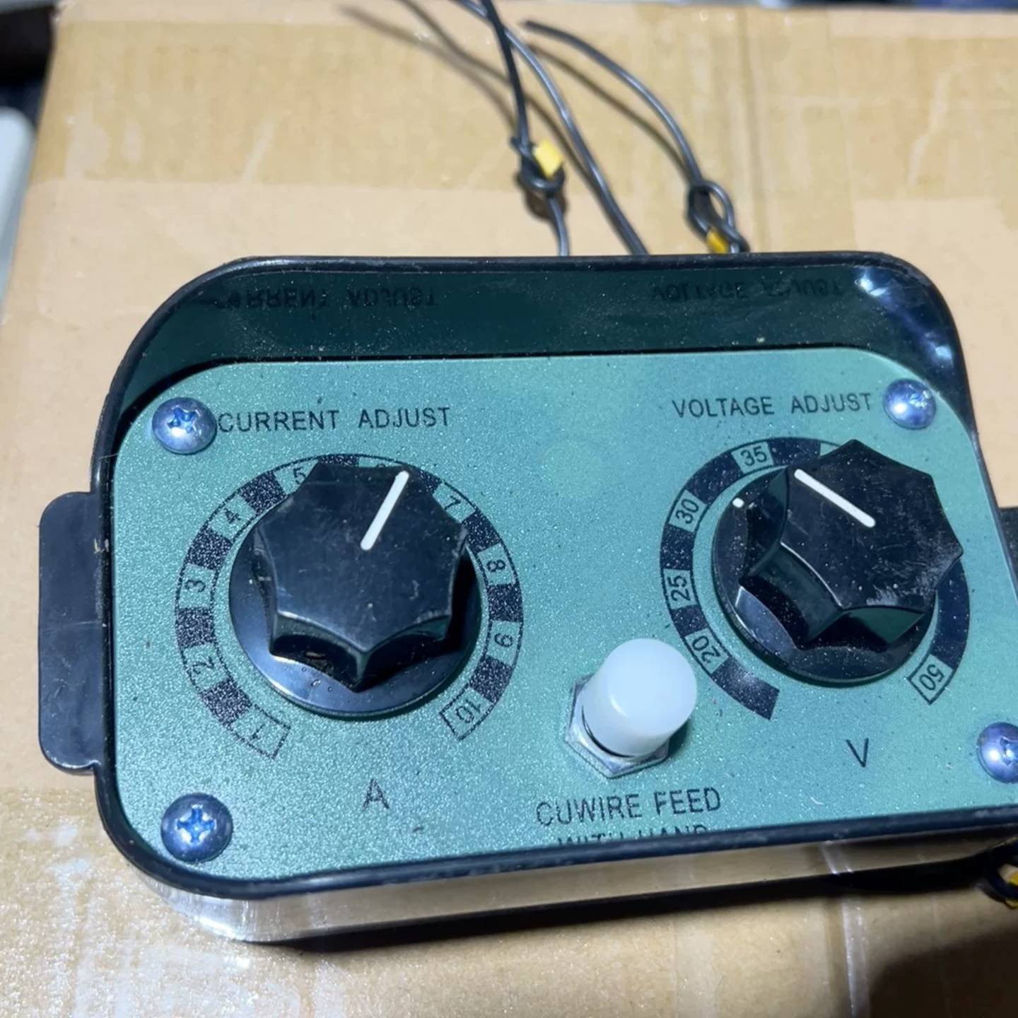 可维修KR350A500A，逆变送丝机控制盒遥控盒电流电压调节控制器
