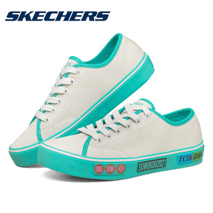 2024新款 Skechers斯凯奇女鞋 设计感小众正品 厚底休闲鞋 帆布鞋 潮D