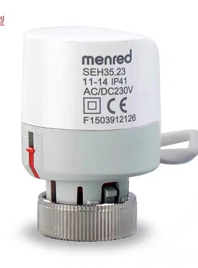 menred曼瑞德执行器热电阀分水器开关电磁阀SEH35.23常闭型执行器