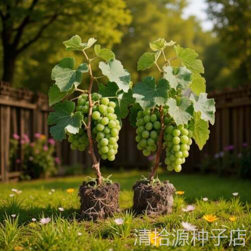 葡萄树苗玫瑰庭院种植果树带土盆栽南北方当年结果阳光玫瑰葡萄苗