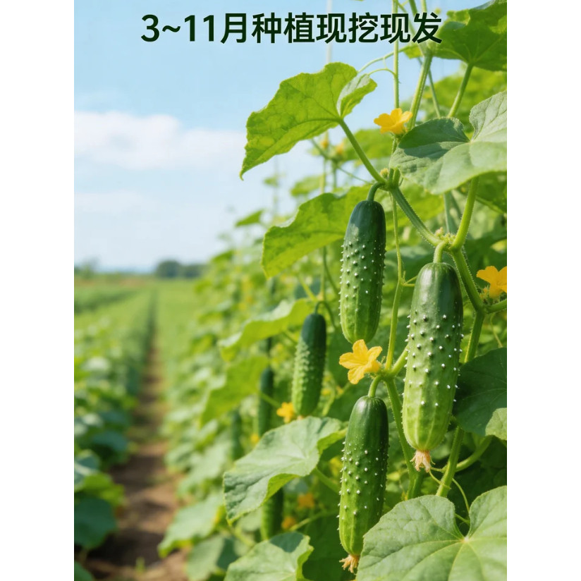 盆栽水果黄瓜秧苗蔬菜苗大全庭院阳植台种植四季春季种密刺玉女