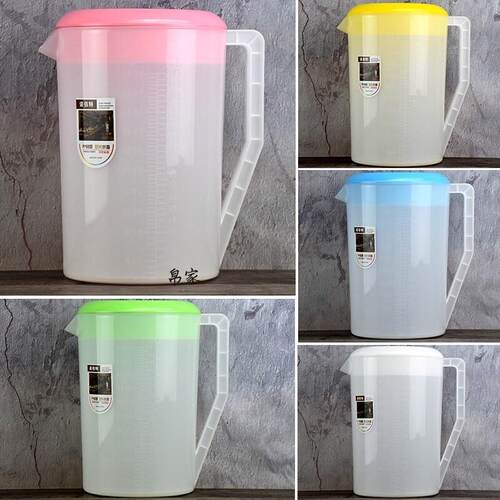 加厚量杯带刻度家用奶茶店专用量壶塑料毫升带盖量筒大量桶5000ml