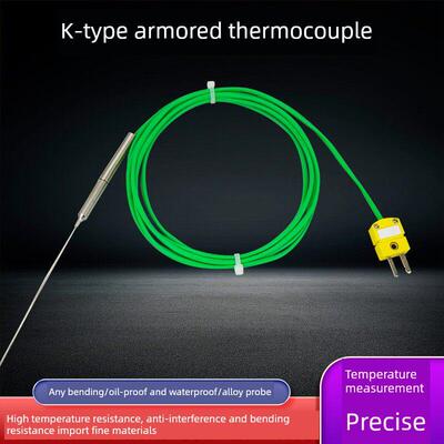 进口k型铠装热电偶Wrnk-191Ct温度传感器高温探头探头式热阻