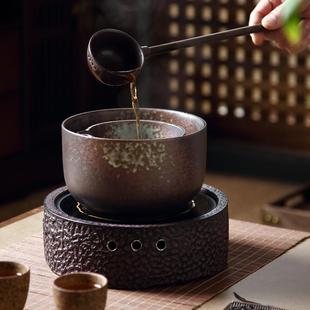 煮茶炉煮茶壶煮茶碗普洱茶具黑茶干泡碗 汝窑陶瓷煮茶器电陶炉套装