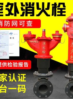 室外消防栓SS100/65-1.6消防器材室外地上消火栓地下栓水泵接合器