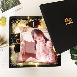 采购产品枕头的定制照片，生日礼物的男人和女人，浪漫的创意枕头