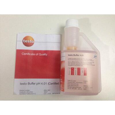 德图206testo205冷冻肉类酸碱仪PH检测标准液pH缓冲液4.01校准液