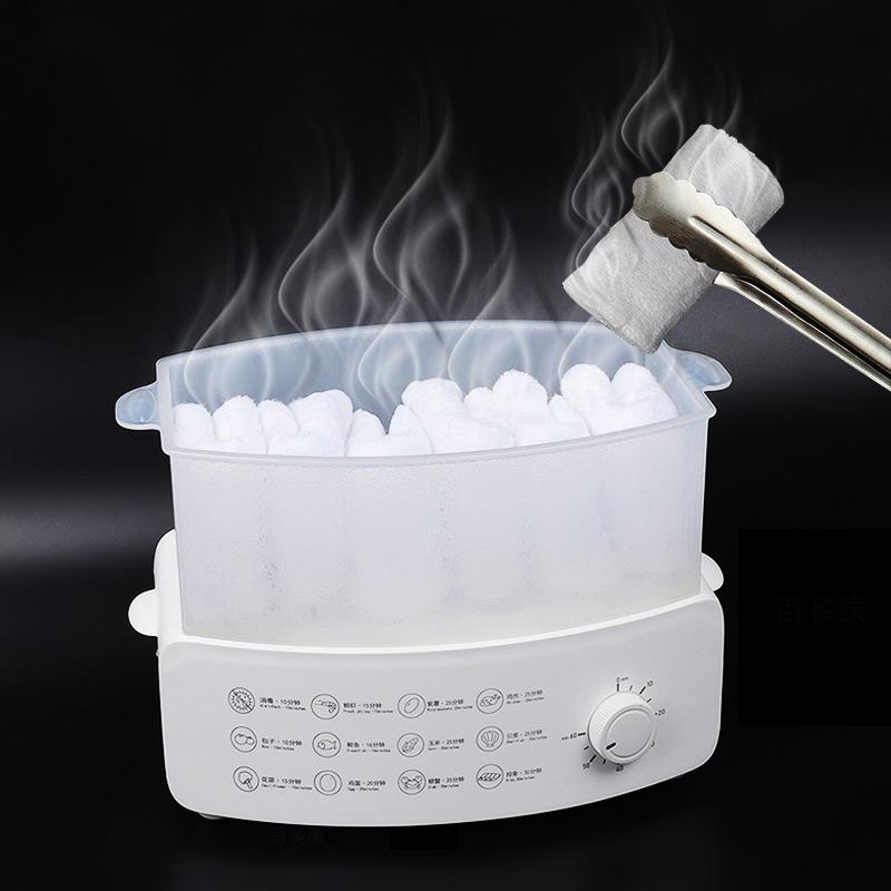 高温毛巾工具消毒柜美容院专用小型蒸汽加热湿毛巾机理发店加热器