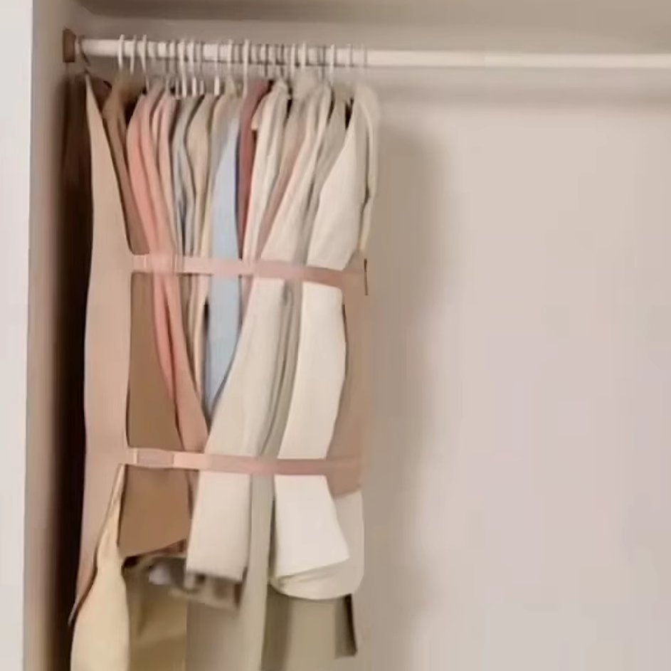 可折叠布艺羽绒服收纳袋