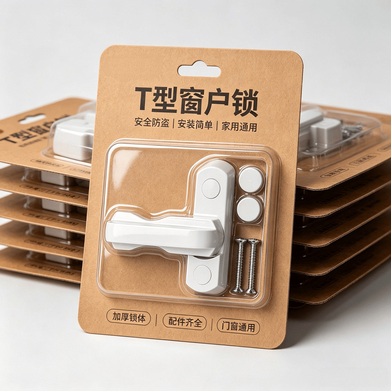 塑钢平开窗防盗安全锁扣