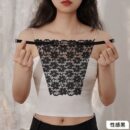 V领防走光神器一片式 抹胸女蕾丝性感打底无痕内衣遮胸布胸挡夏季