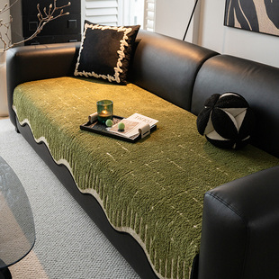 异形沙发垫2025新款 皮沙发固定防滑轻奢高级感沙发盖布巾 四季 款