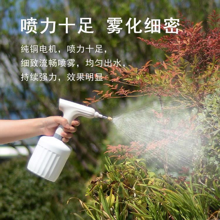 电动喷壶浇花喷水壶小型消毒专用花洒水壶家用喷雾器84高压打药