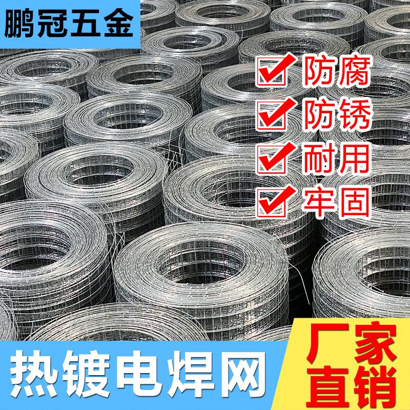 热镀锌电焊网铁丝网围栏网钢丝网养殖网护栏阳台防护防鼠小孔网格