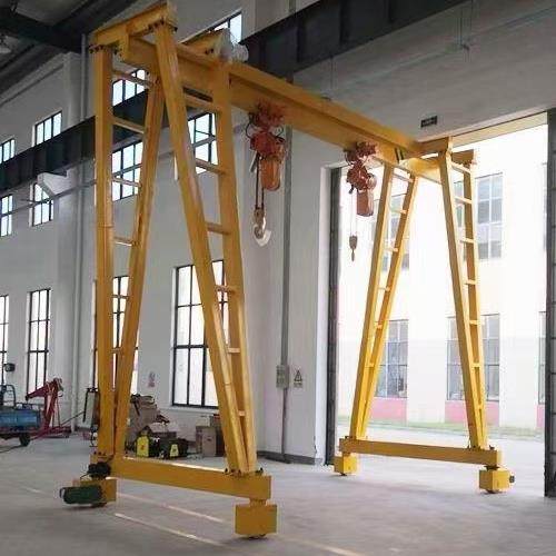 山东厂家直销电动无轨移动式龙门架轨道直行龙门吊门式起重机吊机
