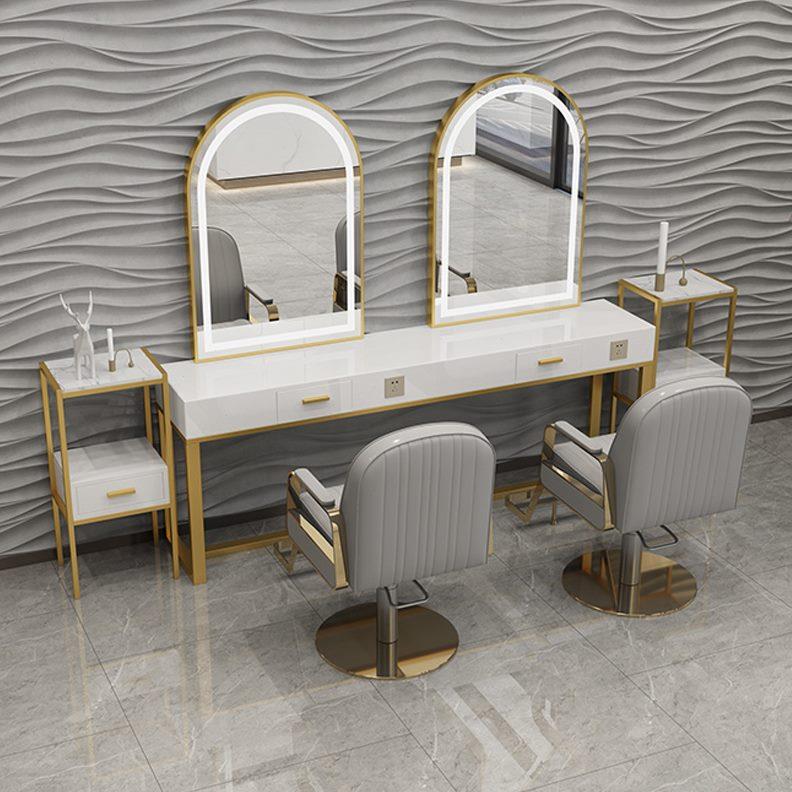 理发试镜框镜子壁挂镜单面美发店镜台落地镜店网红衣化妆发廊