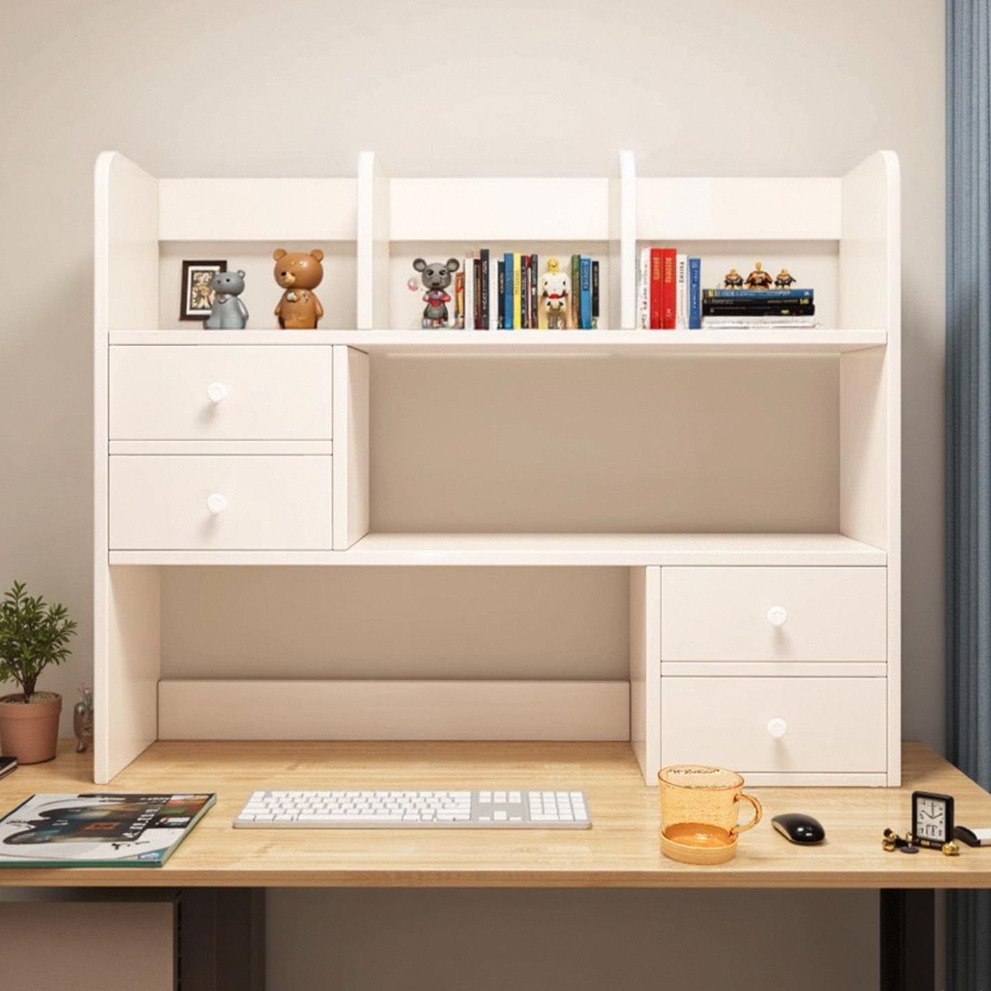 书架桌面置物架桌面简易置物架多层架子办公室卧室桌上小型收纳架