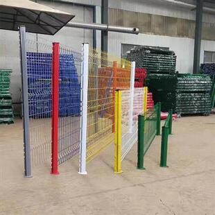 双边护栏网绿色草坪网铁丝护栏网高速公路隔离围栏防护丝网输送带