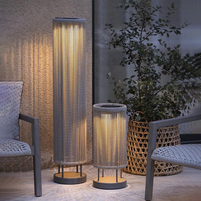 太阳能草坪灯户外防水编织落地灯庭院手提照明灯花园装饰气氛灯