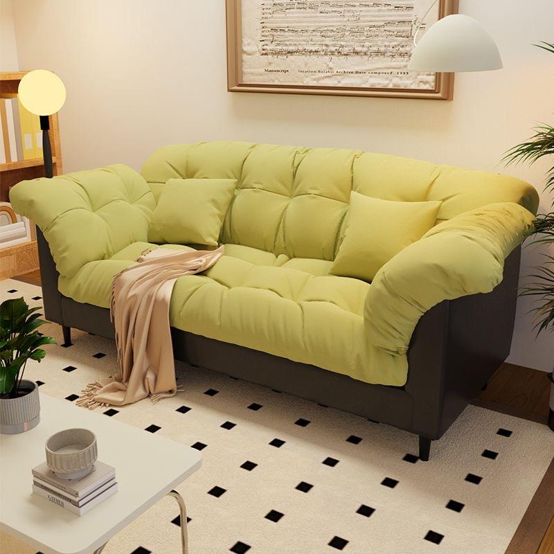 布艺沙发客厅新款小户型直排沙发公寓出租房民宿服装店两三人沙发