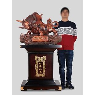 落地牛摆件大型树脂牛送礼店铺公司开业乔迁贺礼大厅装饰工艺礼品