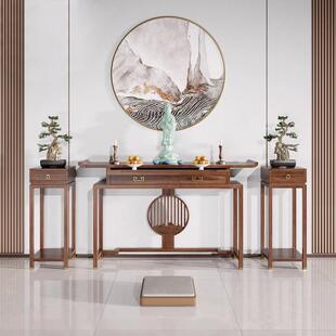 新中式实木供桌香案家用供台佛龛观音供奉香火神台玄关桌佛桌定制