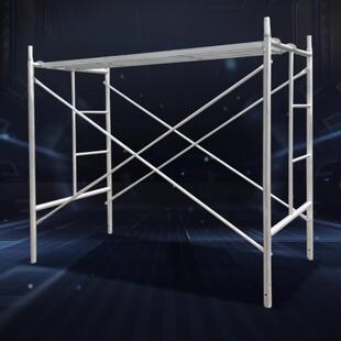 脚手架施工钢管活动架登高工地镀锌脚手架可折叠门型架配件便携式