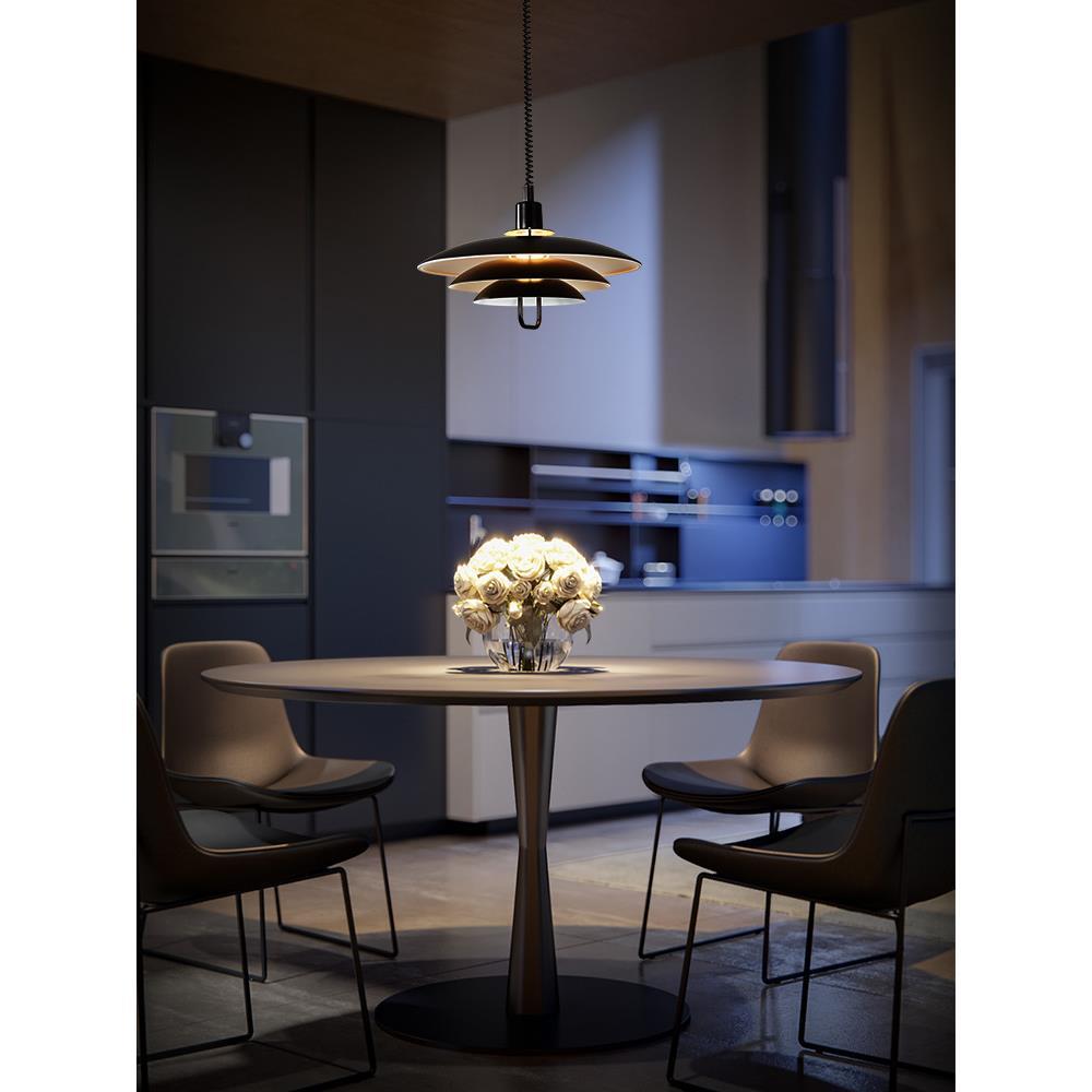 丹麦Primus设计师客厅餐厅吧台多层圆形飞碟可伸缩位移升降PH吊灯