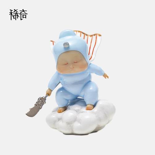 稀奇艺术《青云直上》简约可爱卡通家居祝福摆件轻奢礼品