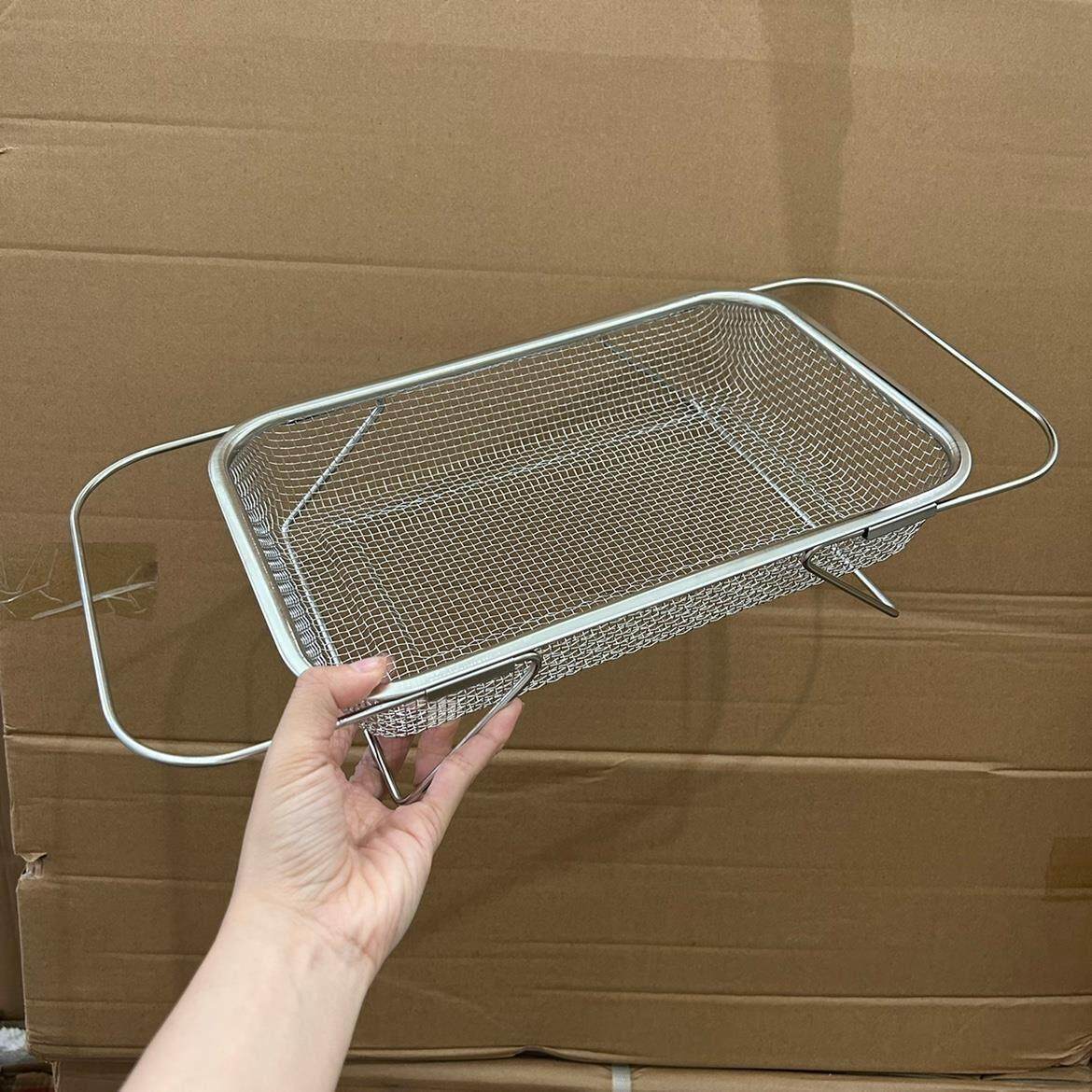 米诺家304不锈钢沥水篮 加厚可伸缩洗菜盆家用厨房洗碗水槽滤水架