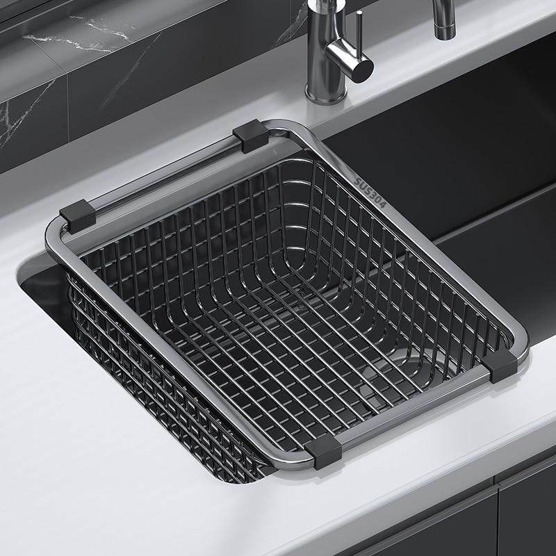 德国不锈钢沥水篮厨房水槽沥水架洗碗池洗菜盆晾碗碟置物架滤接水,餐饮具,洗菜盆/沥水篮/漏水筛,淘宝优惠券,粉丝福利购,淘宝优惠卷