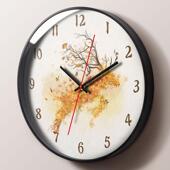 时尚 北欧挂钟客厅ins创意装 饰个性 现代简约静音艺术摩门家用挂表