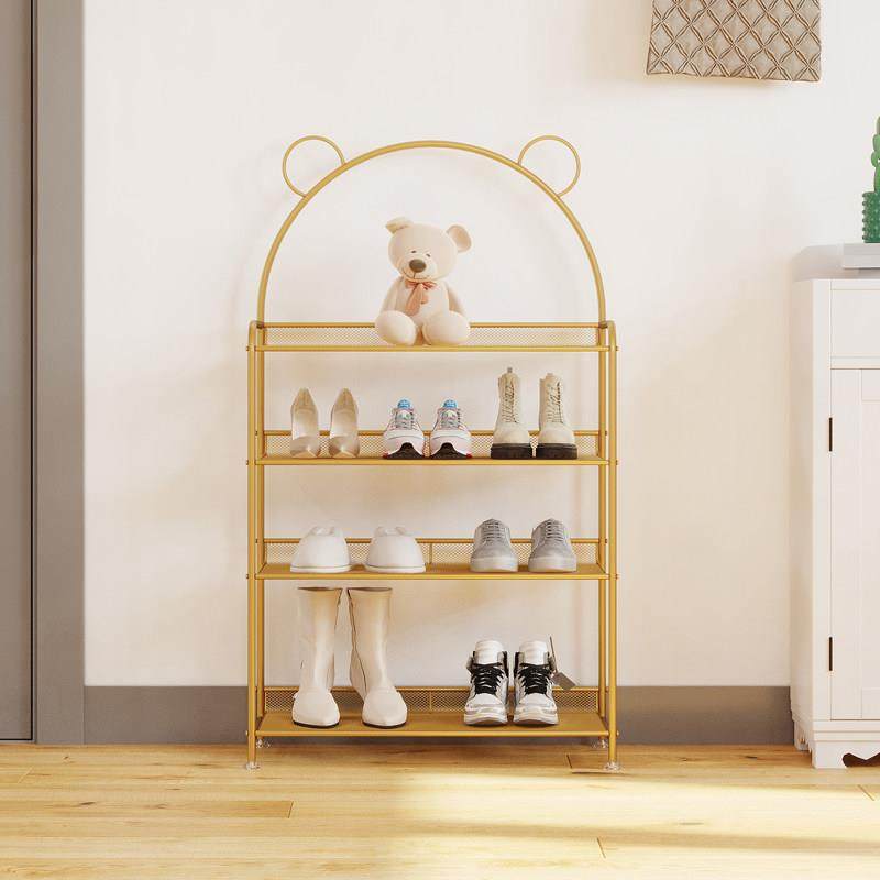 卡通铁艺儿童专用鞋架小型可爱迷你小孩宝宝鞋柜窄家用门口拖鞋架,住宅家具,鞋架,淘宝优惠券,粉丝福利购,淘宝优惠卷