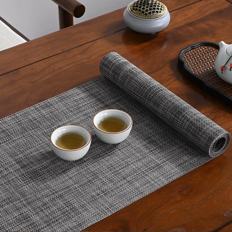 简约桌旗中式新中式禅意茶席茶几中间桌布条日系茶旗小茶垫桌垫子,居家布艺,桌旗,淘宝优惠券,粉丝福利购,淘宝优惠卷