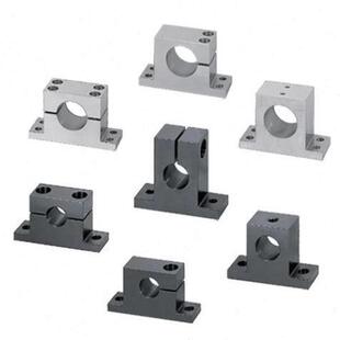 带轴承支撑座带轴承卧式底座光轴卧式固定座支撑轴承座光杆支架