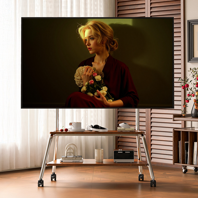 电视机移动支架落地式客厅带轮