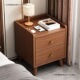 床头柜现代简约家用卧室小柜子实木色床边置物架小型储物柜收纳柜