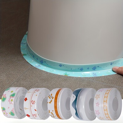 2rolls pvc Self Adhesive Caulk Strip Tape Water Resistant